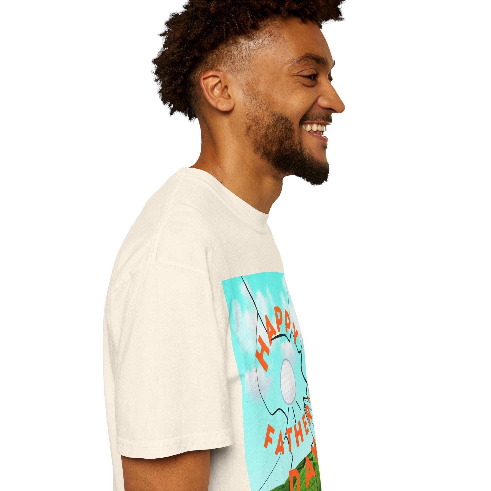 Father’s Day Golf T-Shirt — "Happy Father's Day" Golf Scene