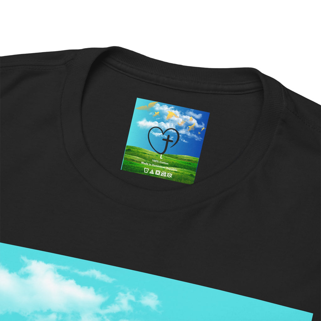 Psalms 23 Christian T‑Shirt — Faith Heart Landscape Tee