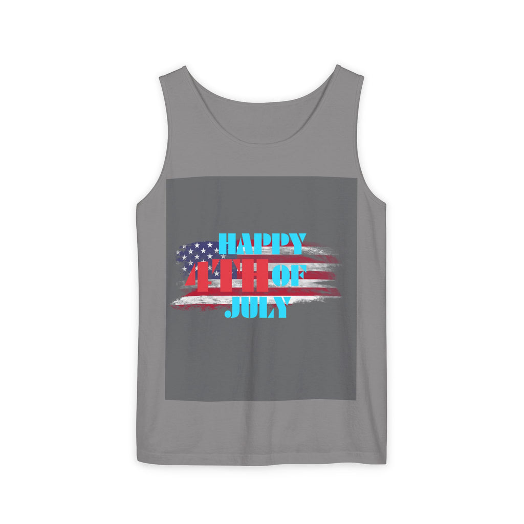 4th of July Tank Top — Patriotic Happy 4th Fireworks & Balloons Tank