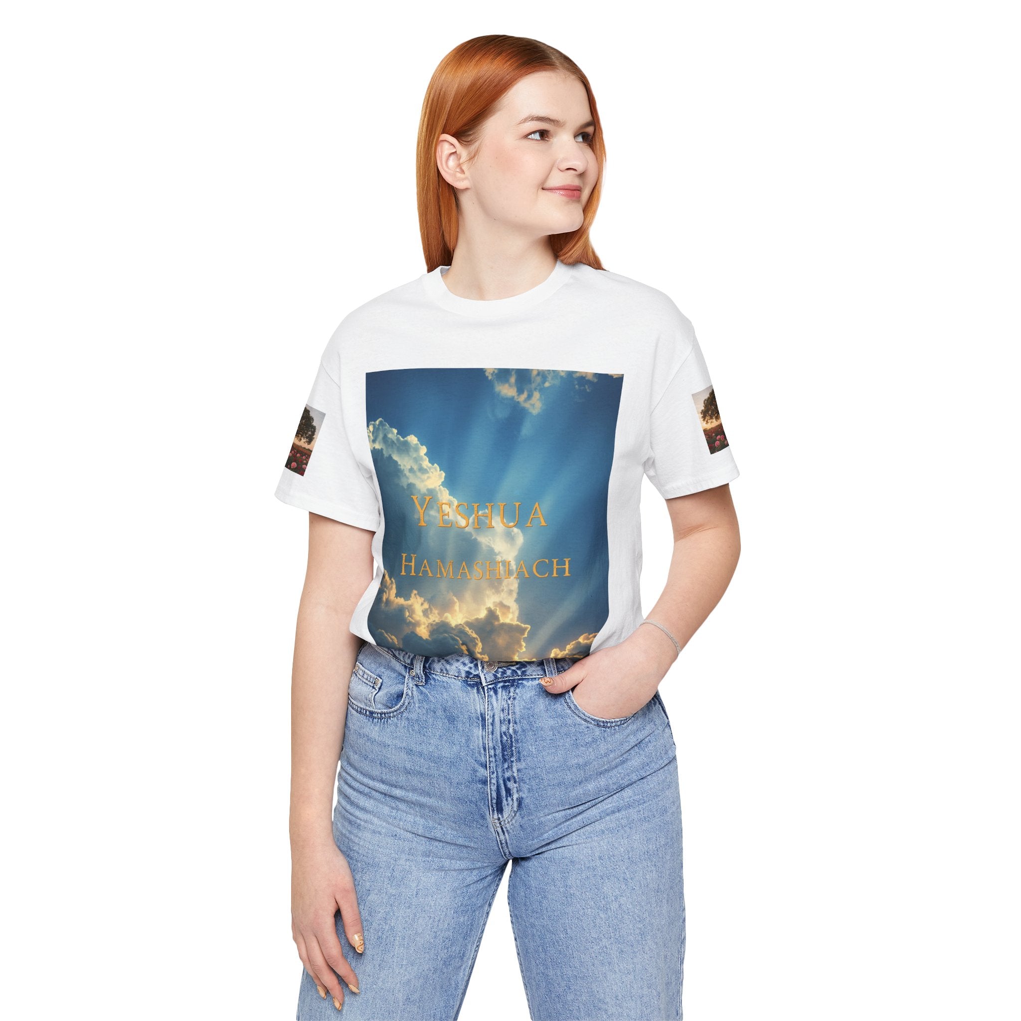 Christian Tee — 'John 3:16' Sunset Cloud Scripture T-Shirt