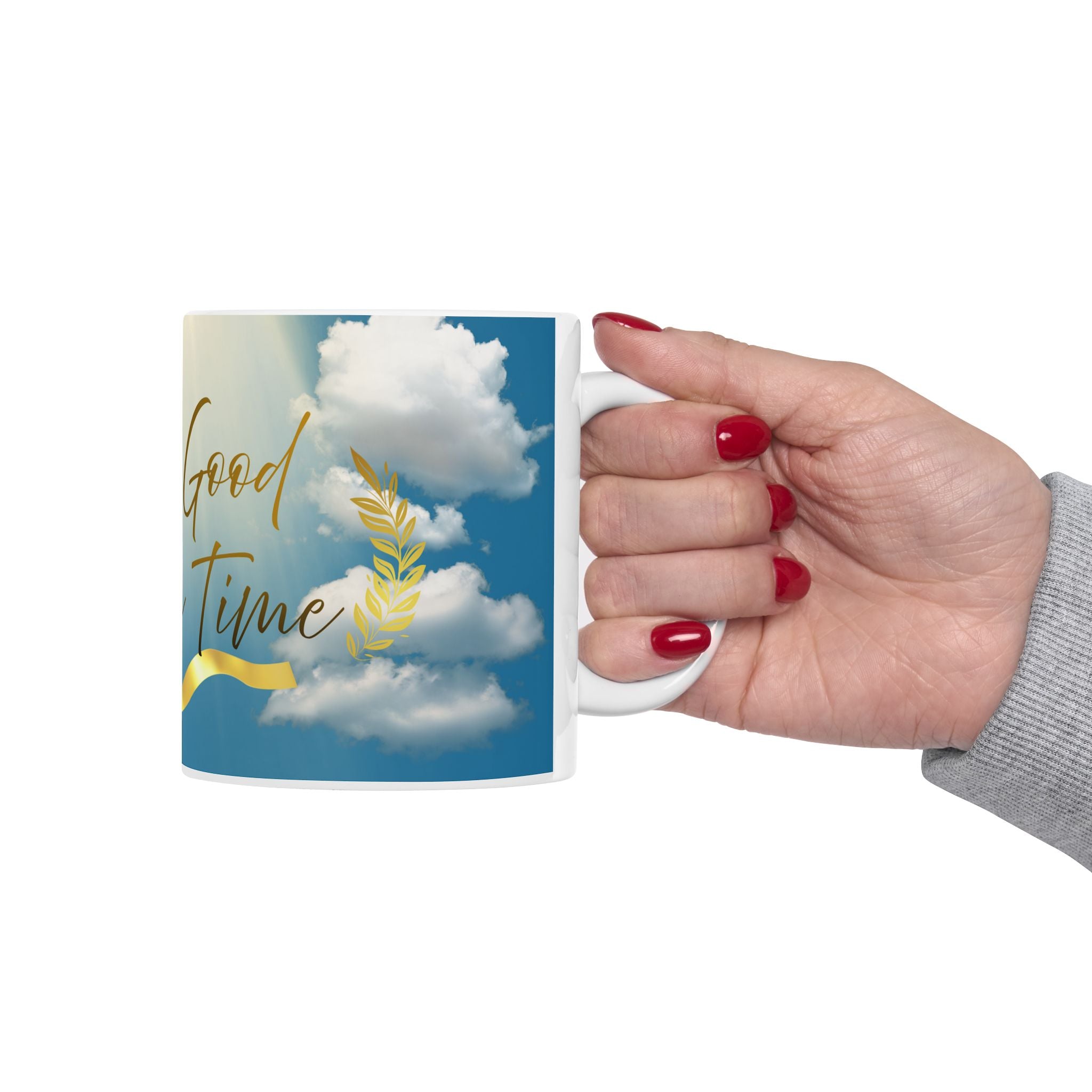 Ceramic Mug - "God Is Good All The Time" Inspirational Coffee Mug (11oz/15oz)