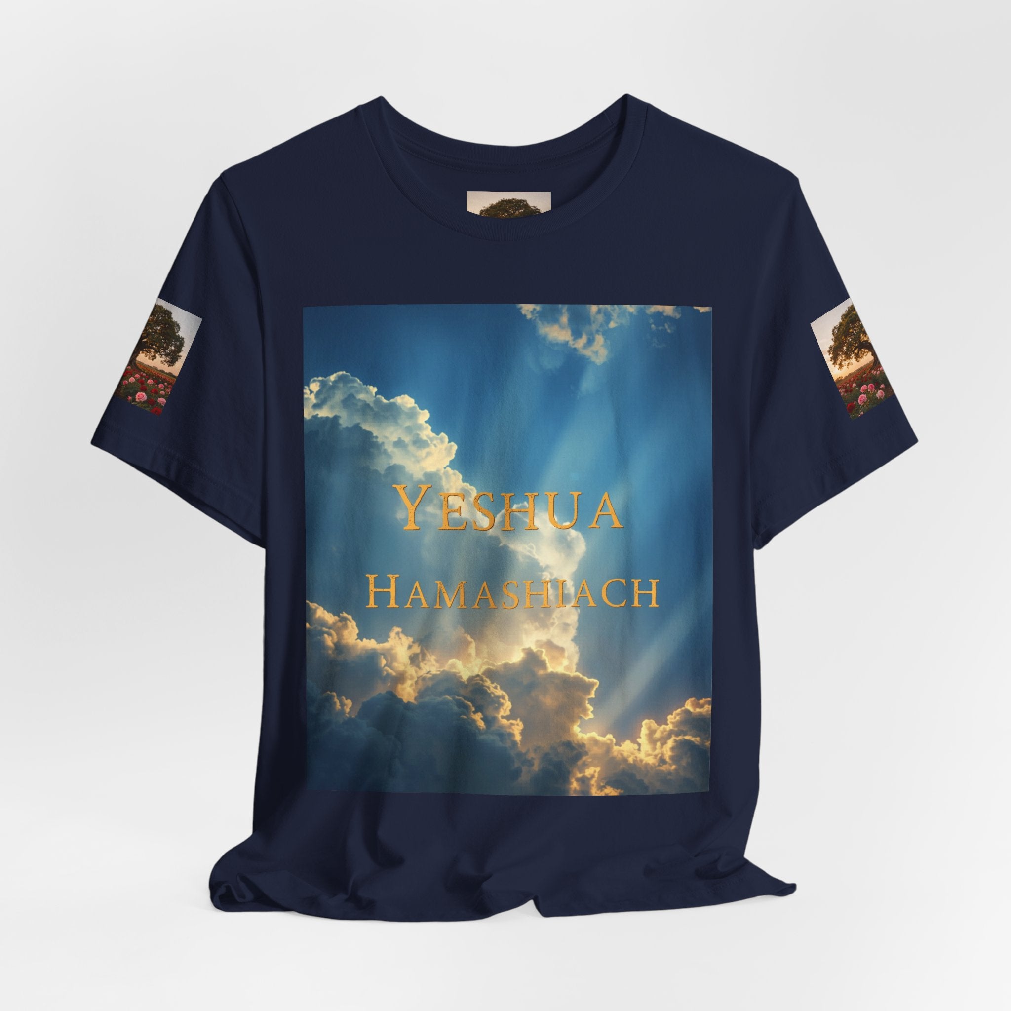 Christian Tee — 'John 3:16' Sunset Cloud Scripture T-Shirt