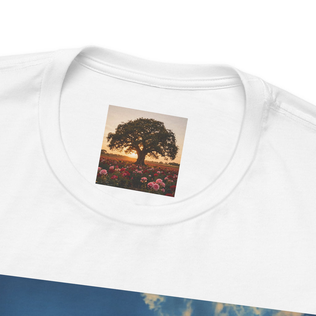 Christian Tee — 'John 3:16' Sunset Cloud Scripture T-Shirt