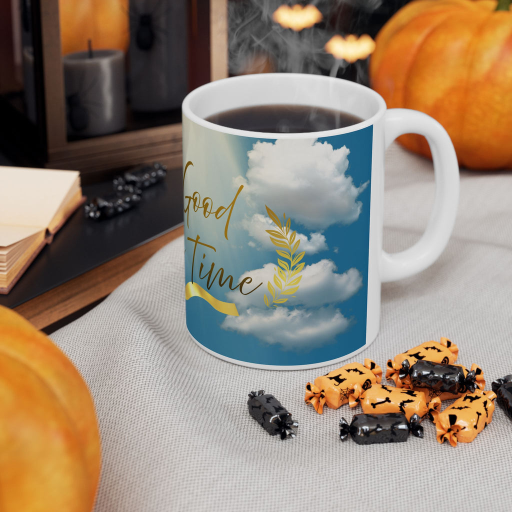 Ceramic Mug - "God Is Good All The Time" Inspirational Coffee Mug (11oz/15oz)