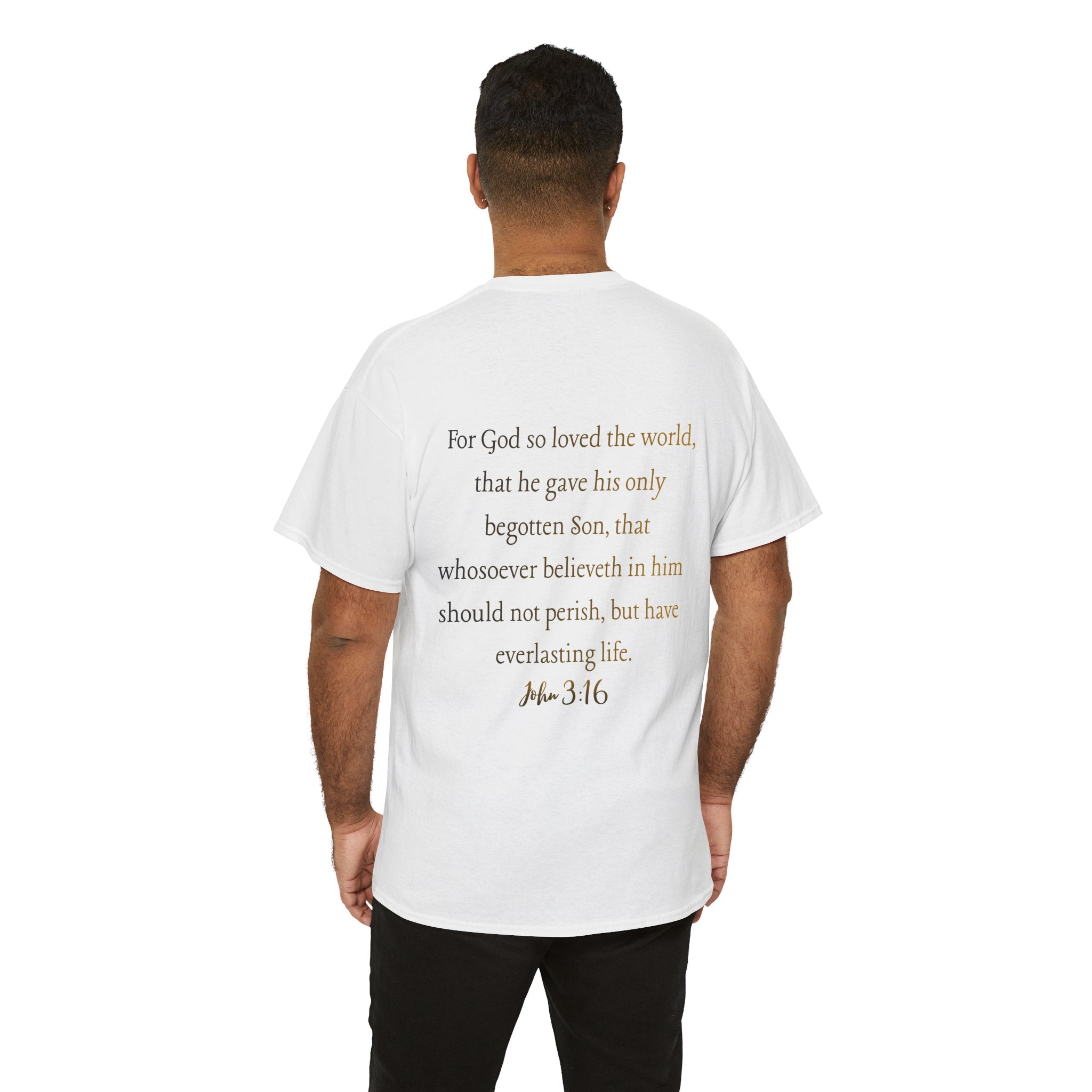 Spread the Gospel T‑Shirt — John 3:16 Scripture Tee