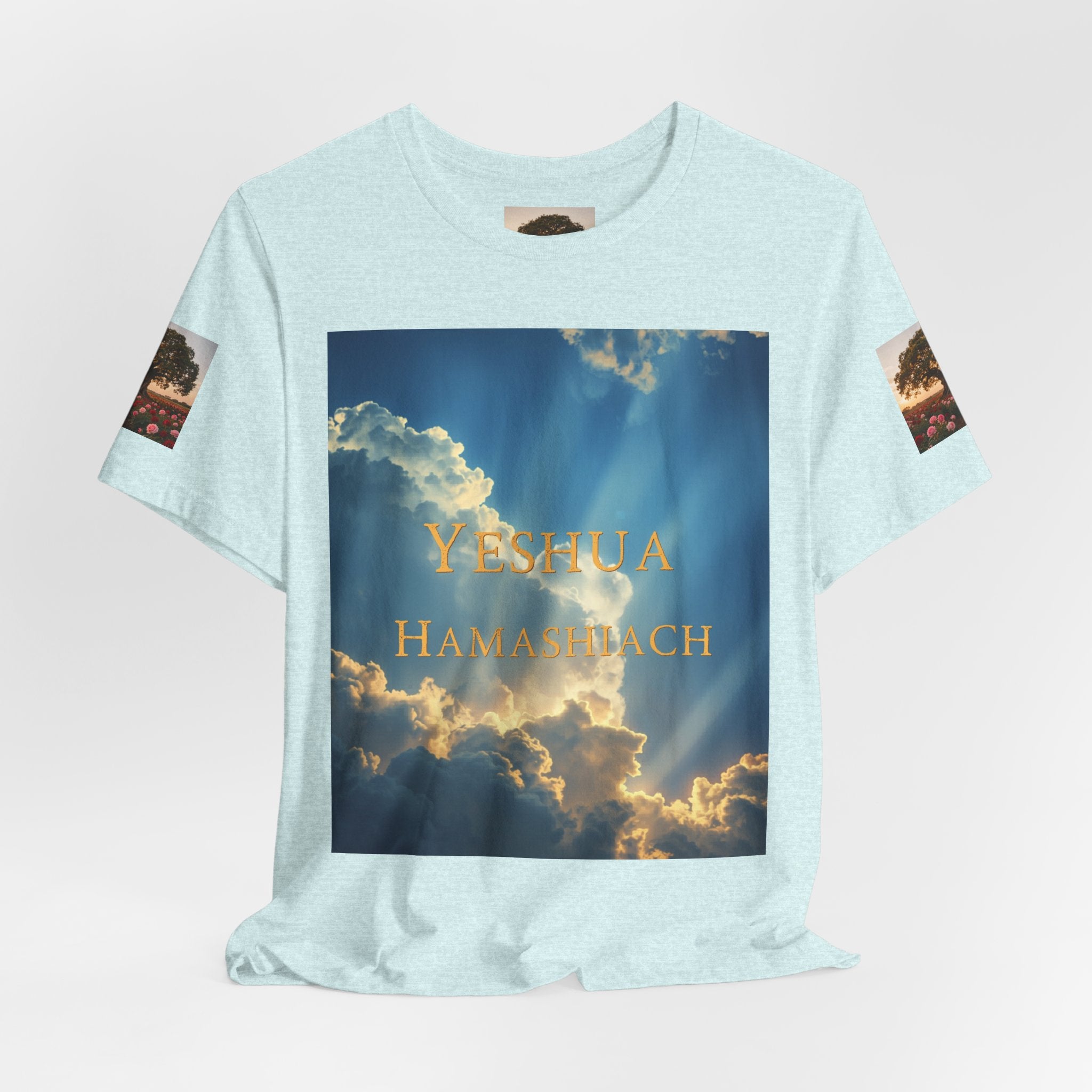 Christian Tee — 'John 3:16' Sunset Cloud Scripture T-Shirt