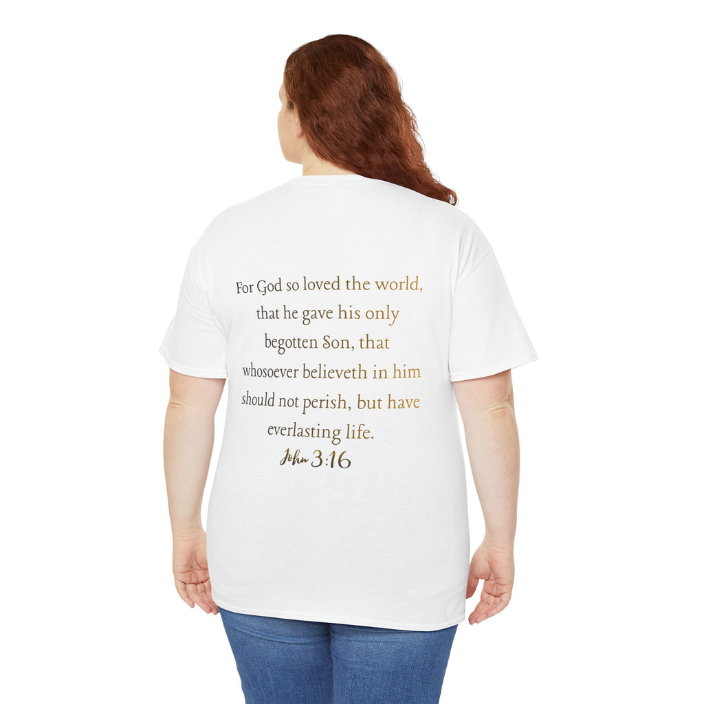Spread the Gospel T‑Shirt — John 3:16 Scripture Tee