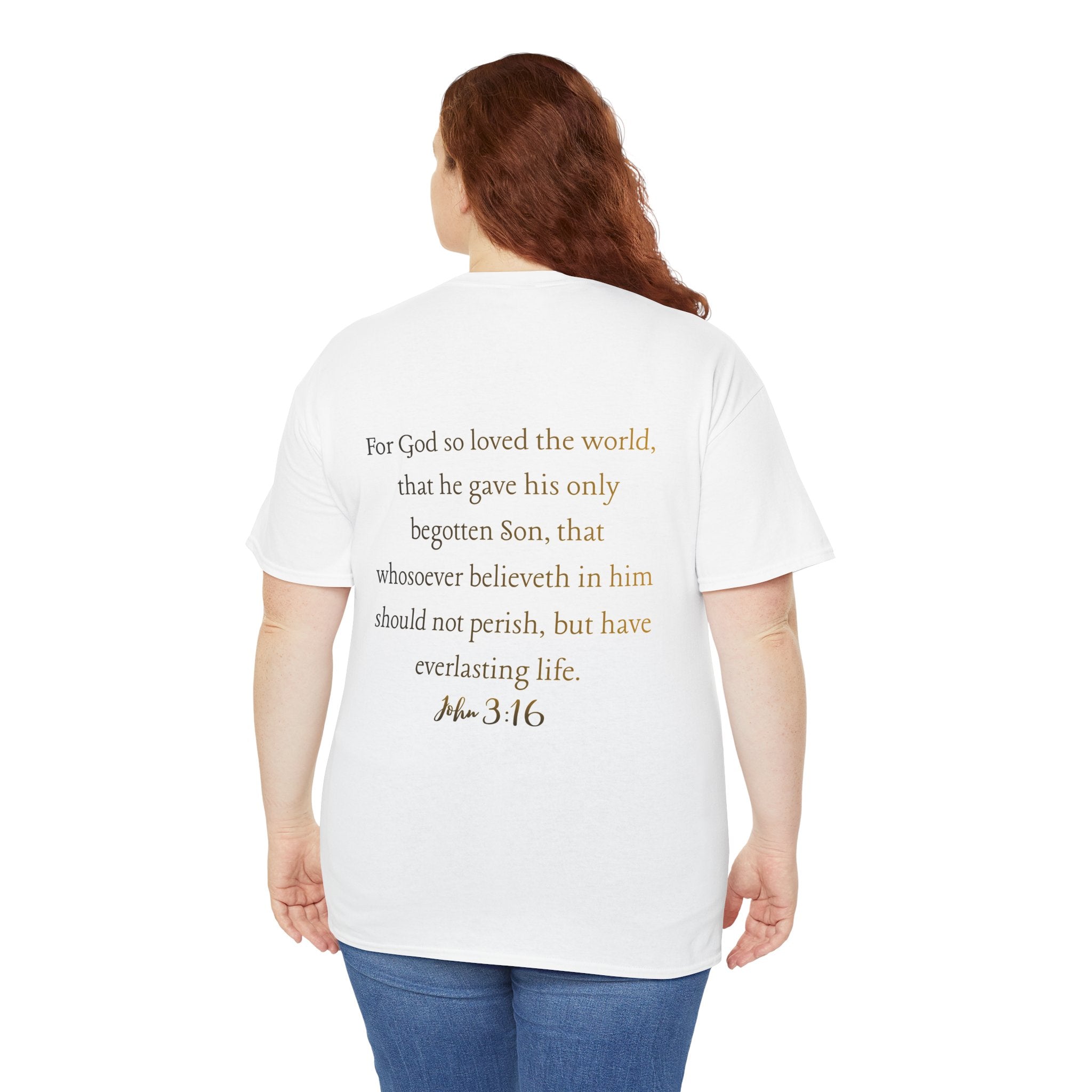 Spread the Gospel T‑Shirt — John 3:16 Scripture Tee