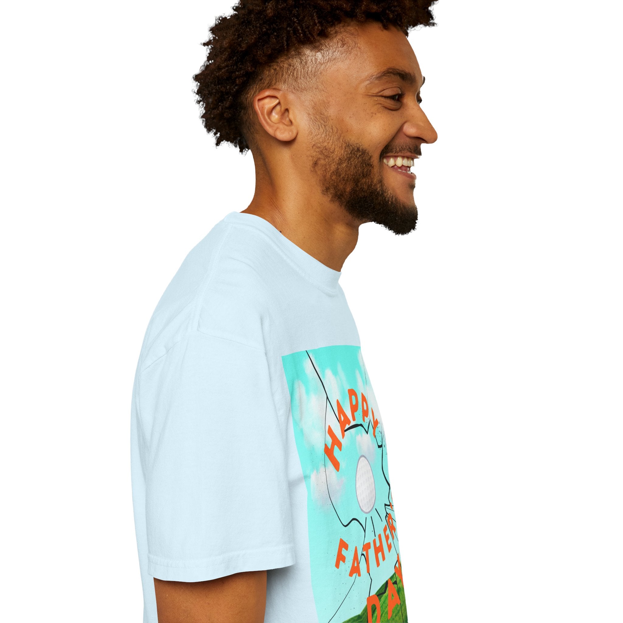 Father’s Day Golf T-Shirt — "Happy Father's Day" Golf Scene