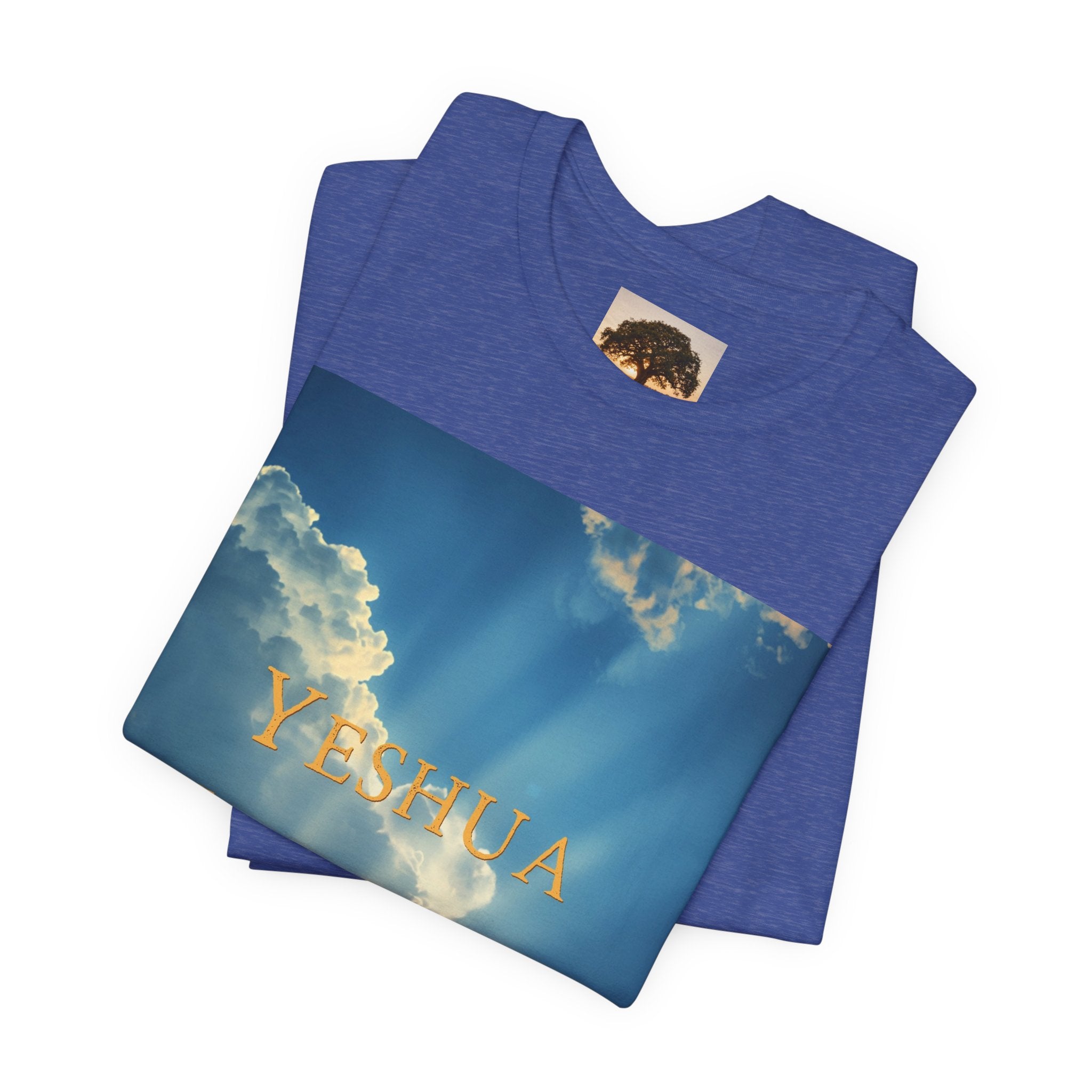 Christian Tee — 'John 3:16' Sunset Cloud Scripture T-Shirt