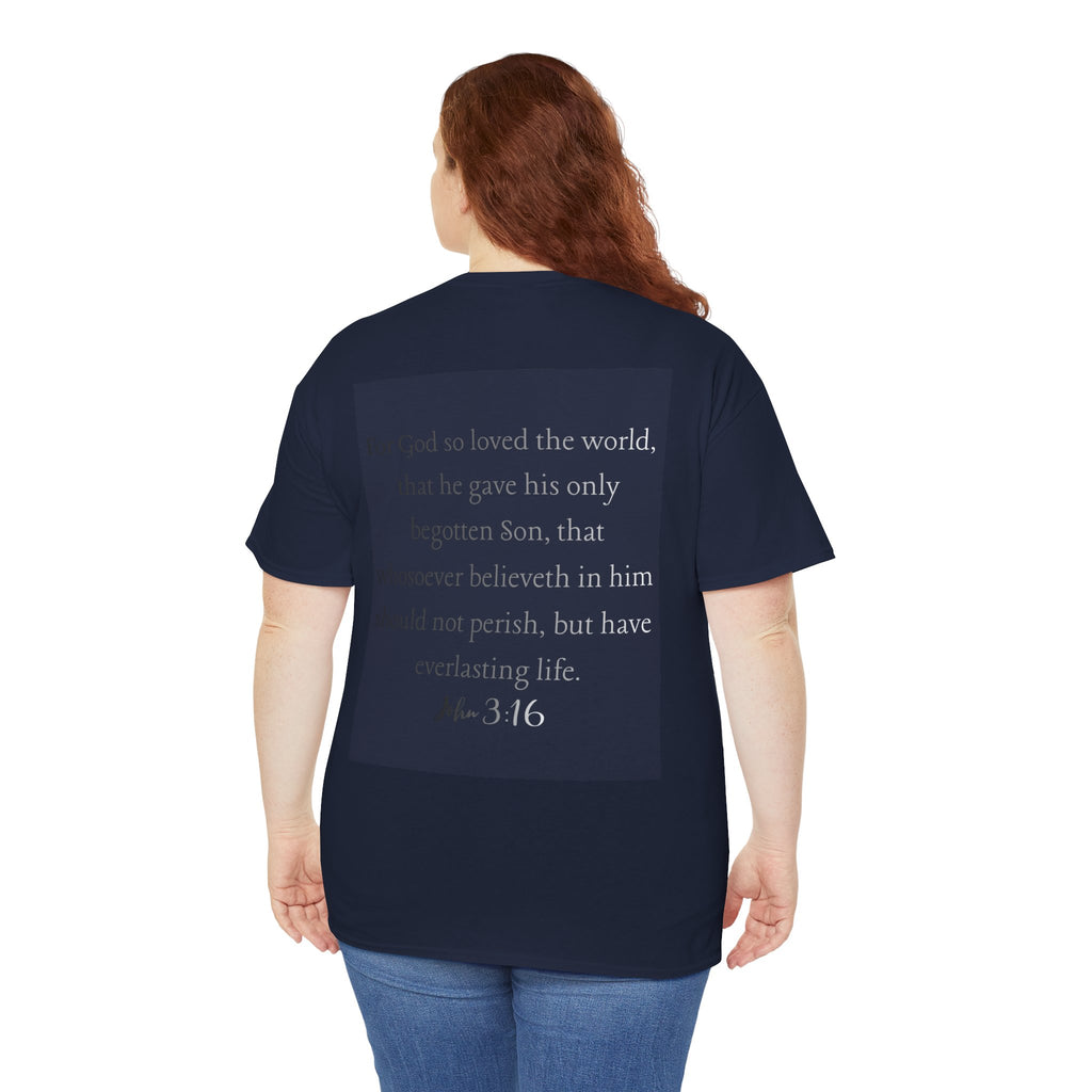 Spread the Gospel T‑Shirt — John 3:16 Scripture Tee