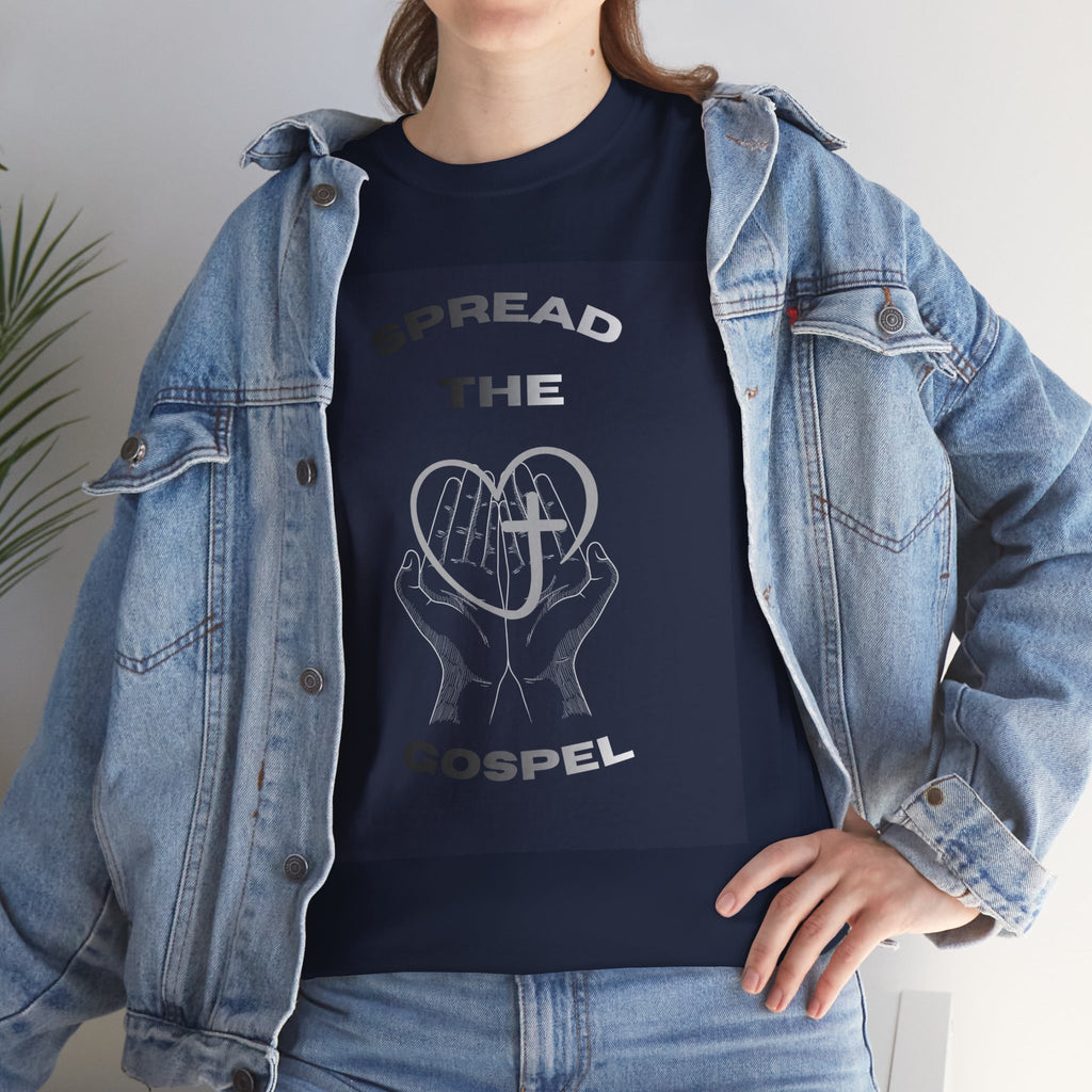 Spread the Gospel T‑Shirt — John 3:16 Scripture Tee