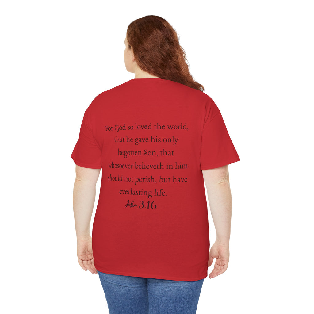 Spread the Gospel T‑Shirt — John 3:16 Scripture Tee