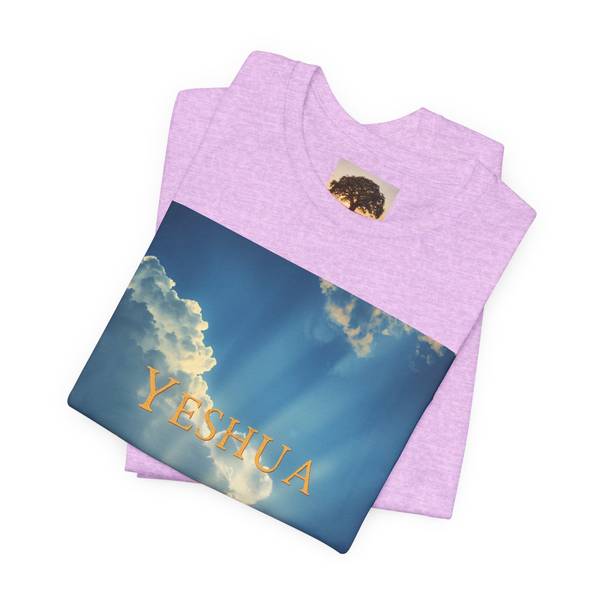 Christian Tee — 'John 3:16' Sunset Cloud Scripture T-Shirt