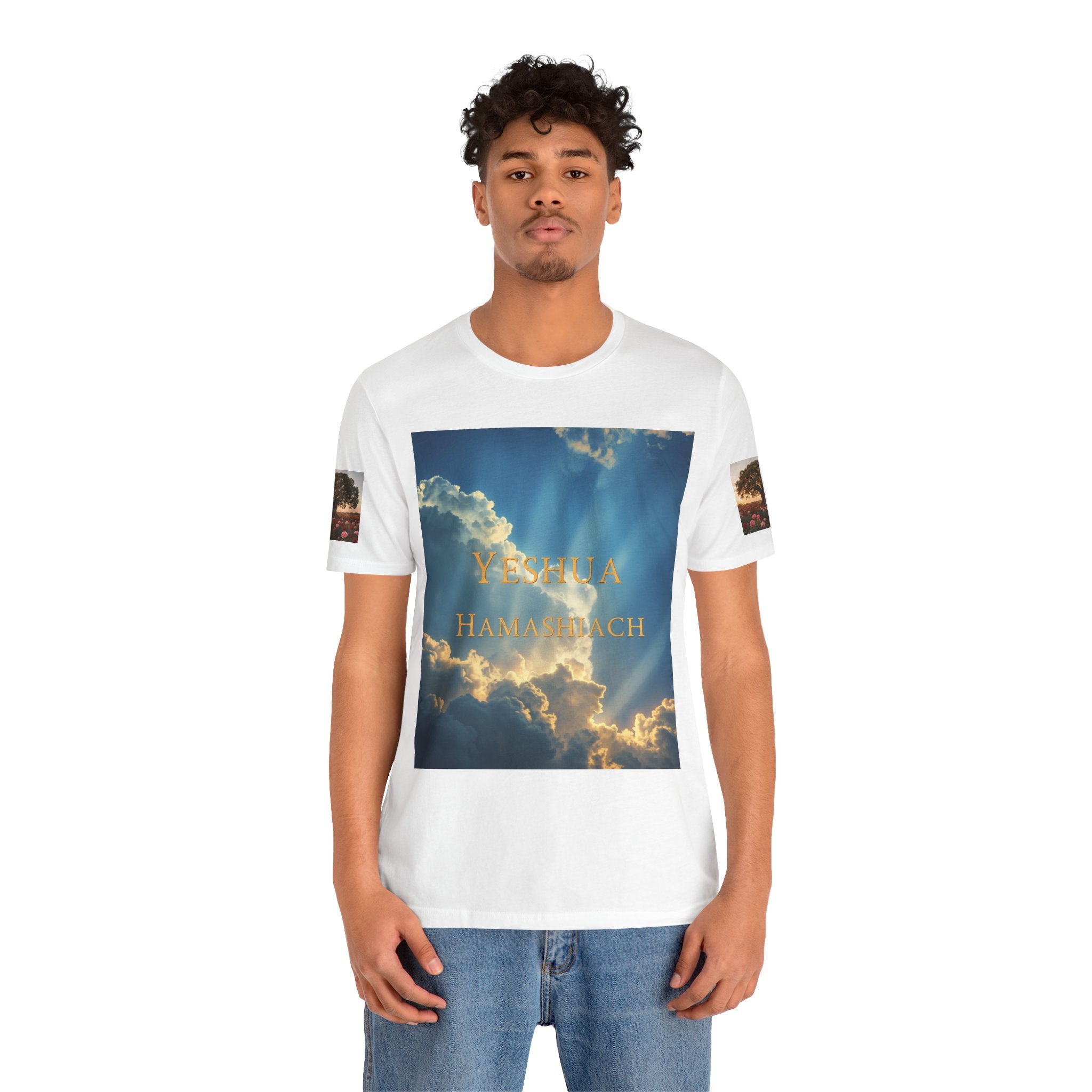 Christian Tee — 'John 3:16' Sunset Cloud Scripture T-Shirt