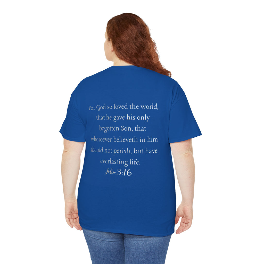 Spread the Gospel T‑Shirt — John 3:16 Scripture Tee