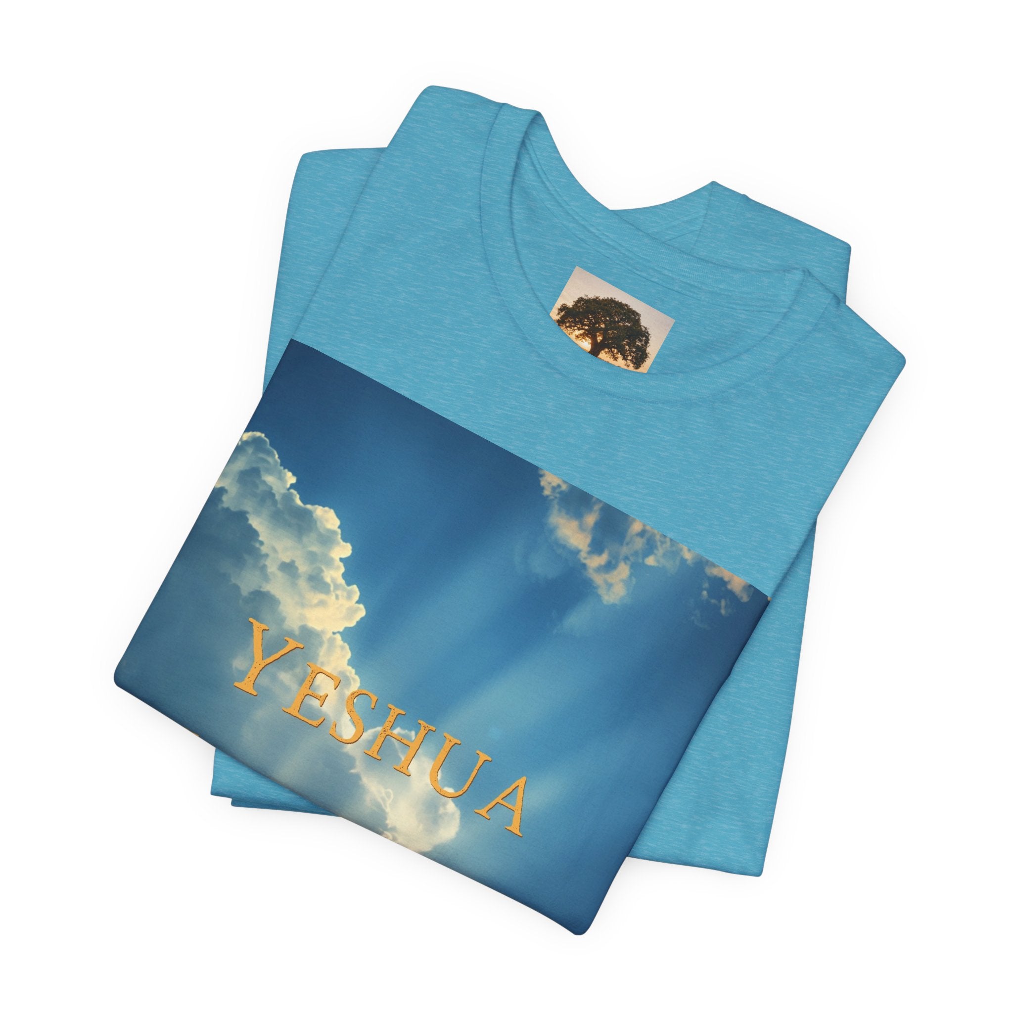 Christian Tee — 'John 3:16' Sunset Cloud Scripture T-Shirt