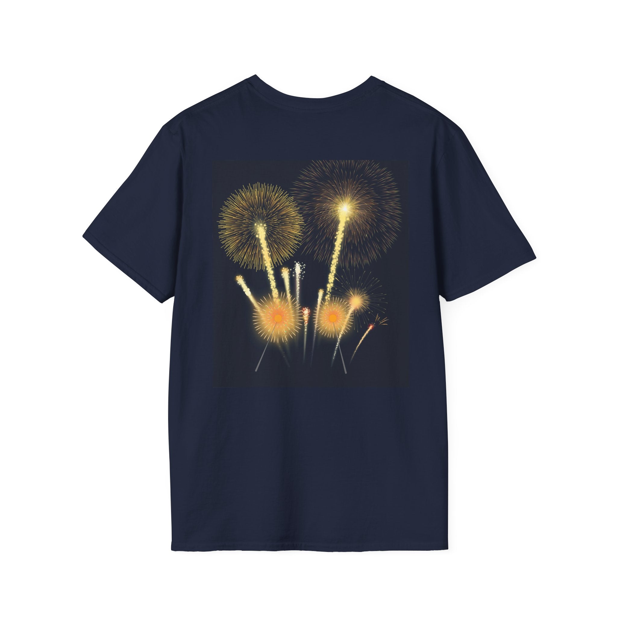 4th of July Fireworks T-Shirt — "Happy 4th of July" Patriotic Tee