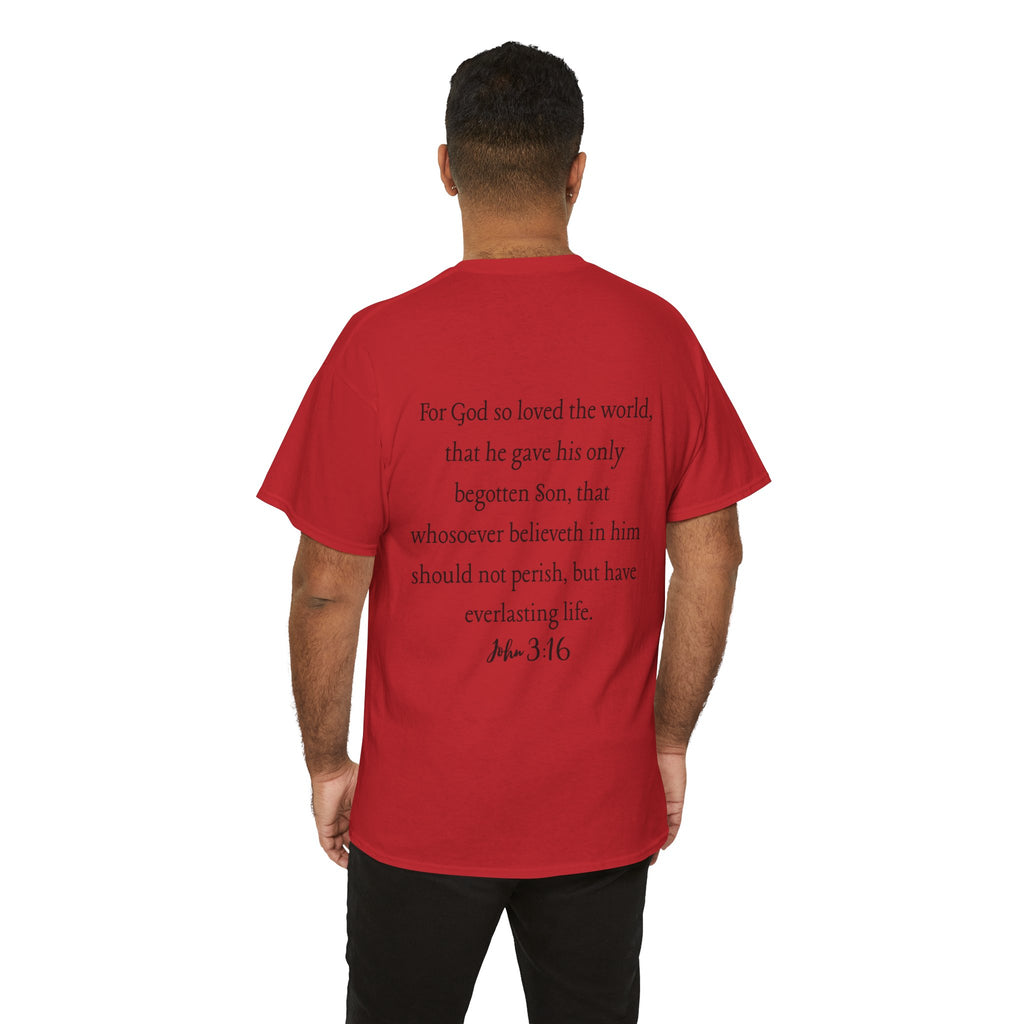 Spread the Gospel T‑Shirt — John 3:16 Scripture Tee