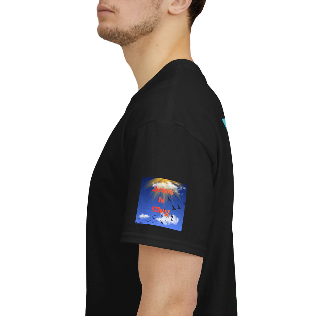 Psalms 23 Christian T‑Shirt — Faith Heart Landscape Tee