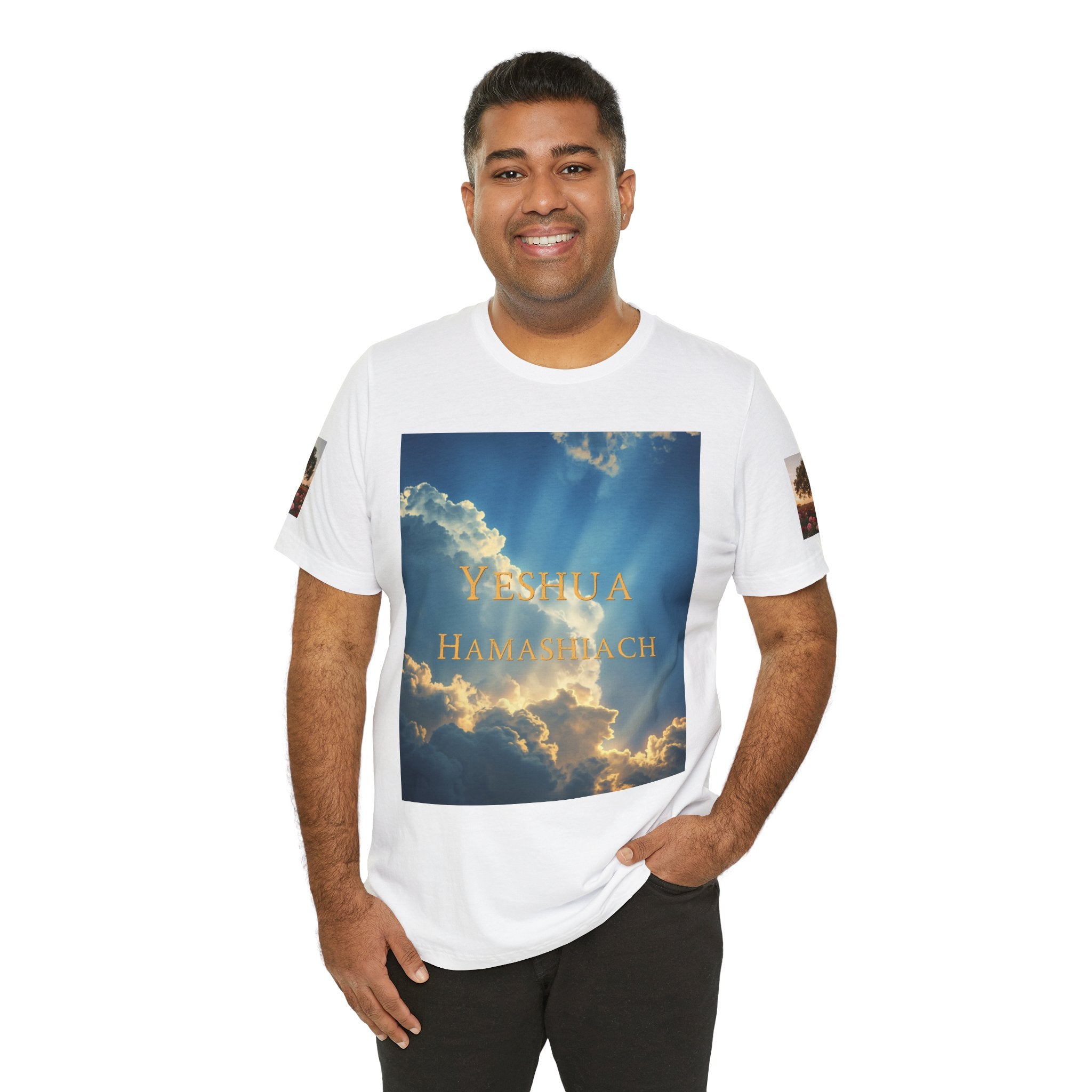 Christian Tee — 'John 3:16' Sunset Cloud Scripture T-Shirt