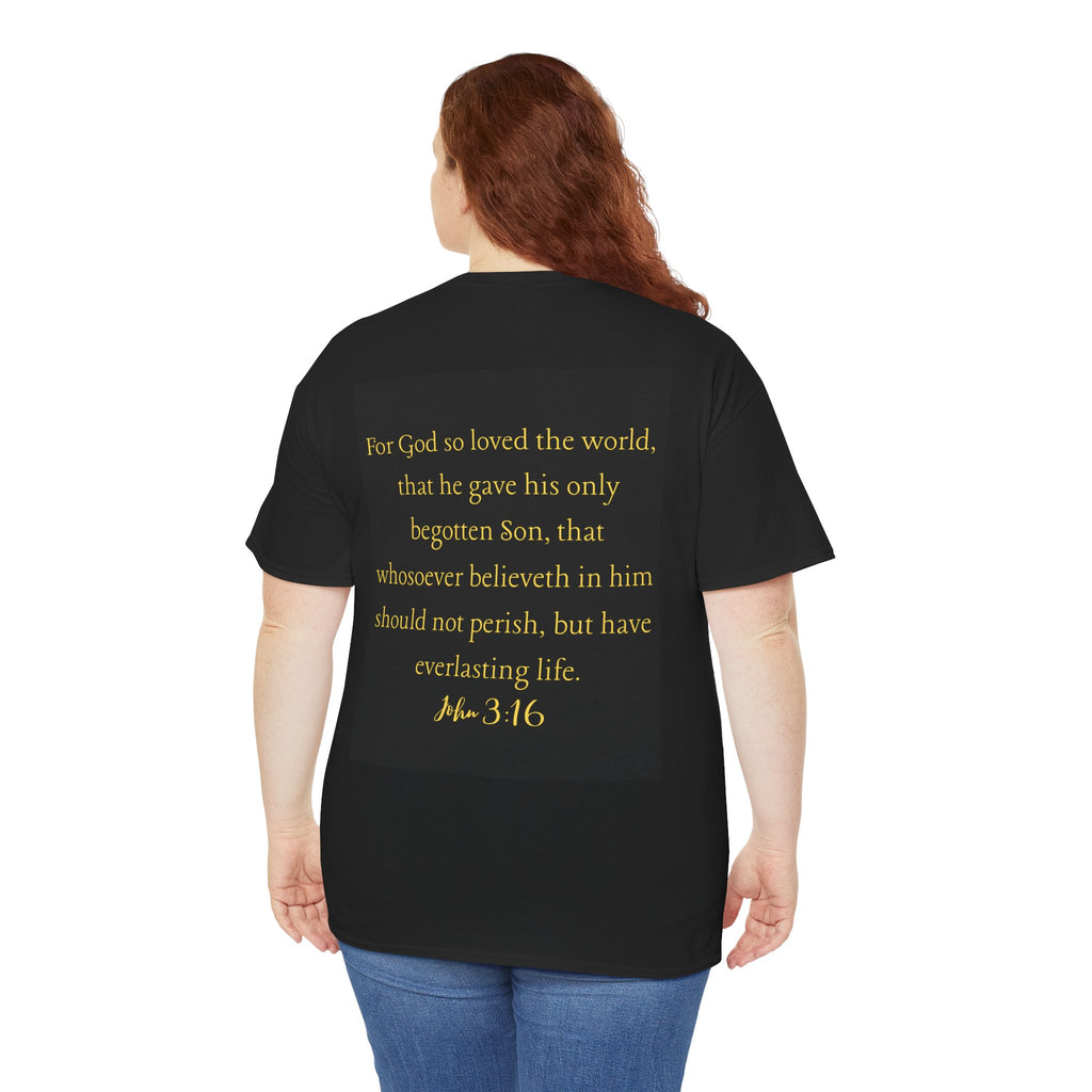 Spread the Gospel T‑Shirt — John 3:16 Scripture Tee