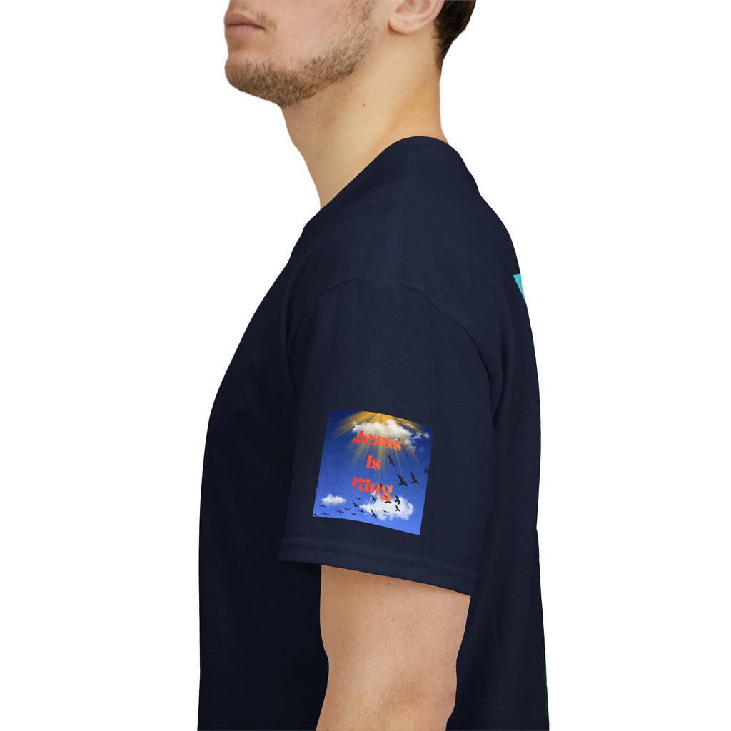 Psalms 23 Christian T‑Shirt — Faith Heart Landscape Tee