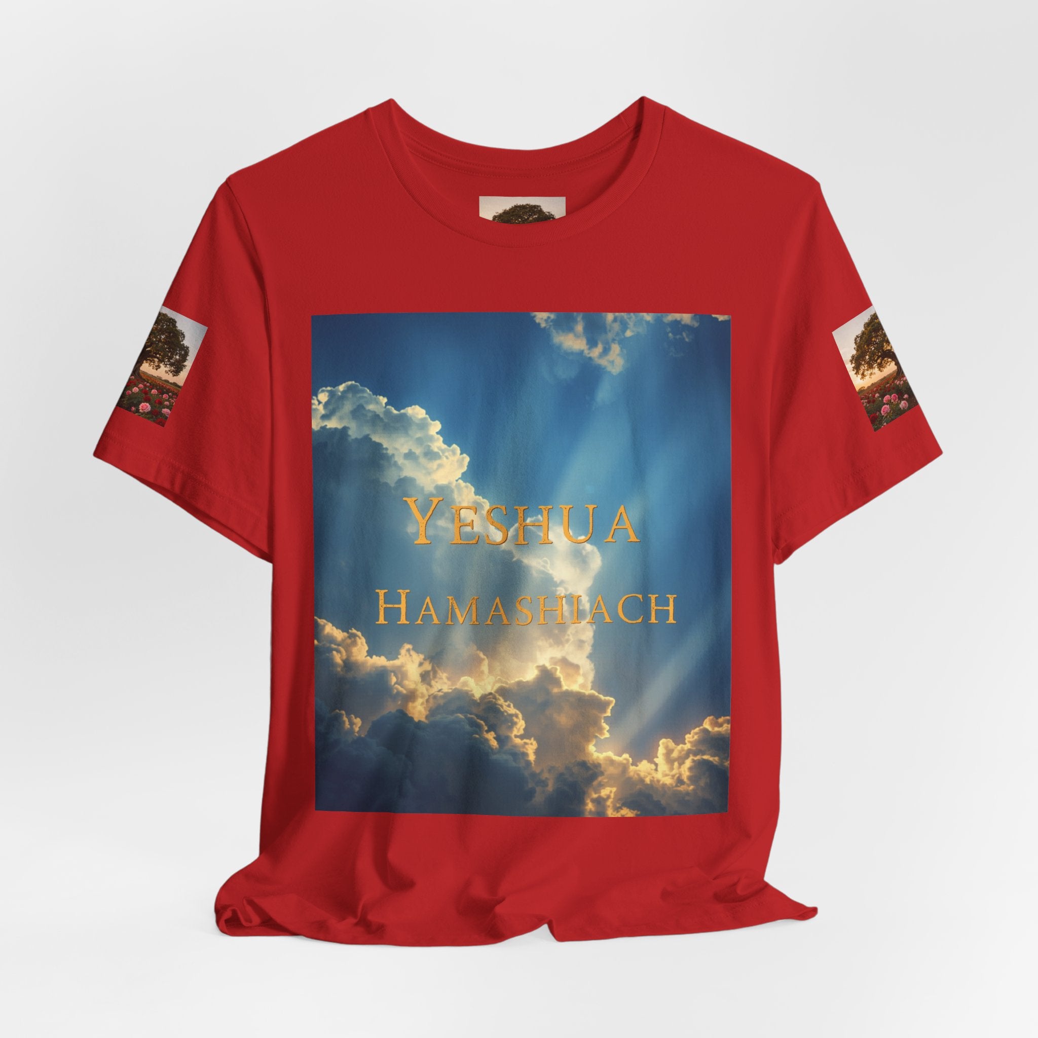 Christian Tee — 'John 3:16' Sunset Cloud Scripture T-Shirt