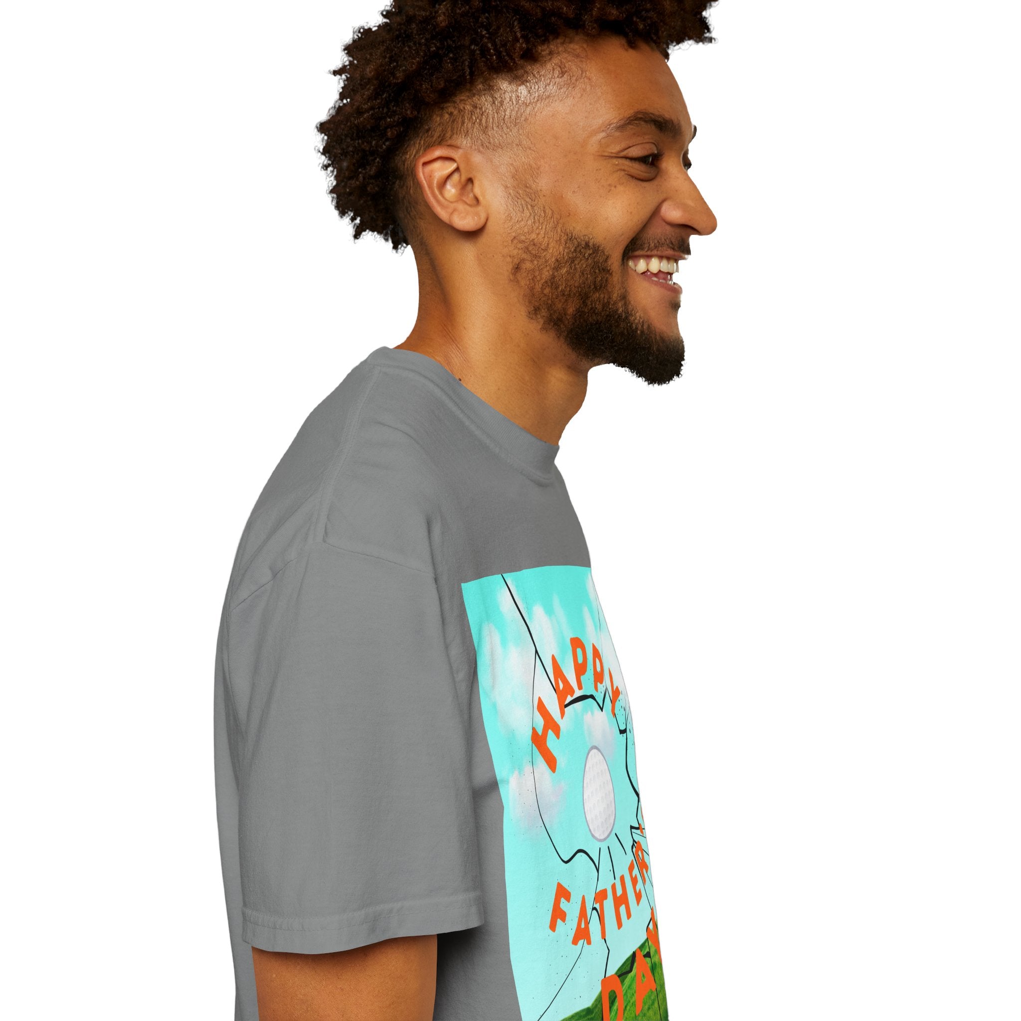 Father’s Day Golf T-Shirt — "Happy Father's Day" Golf Scene
