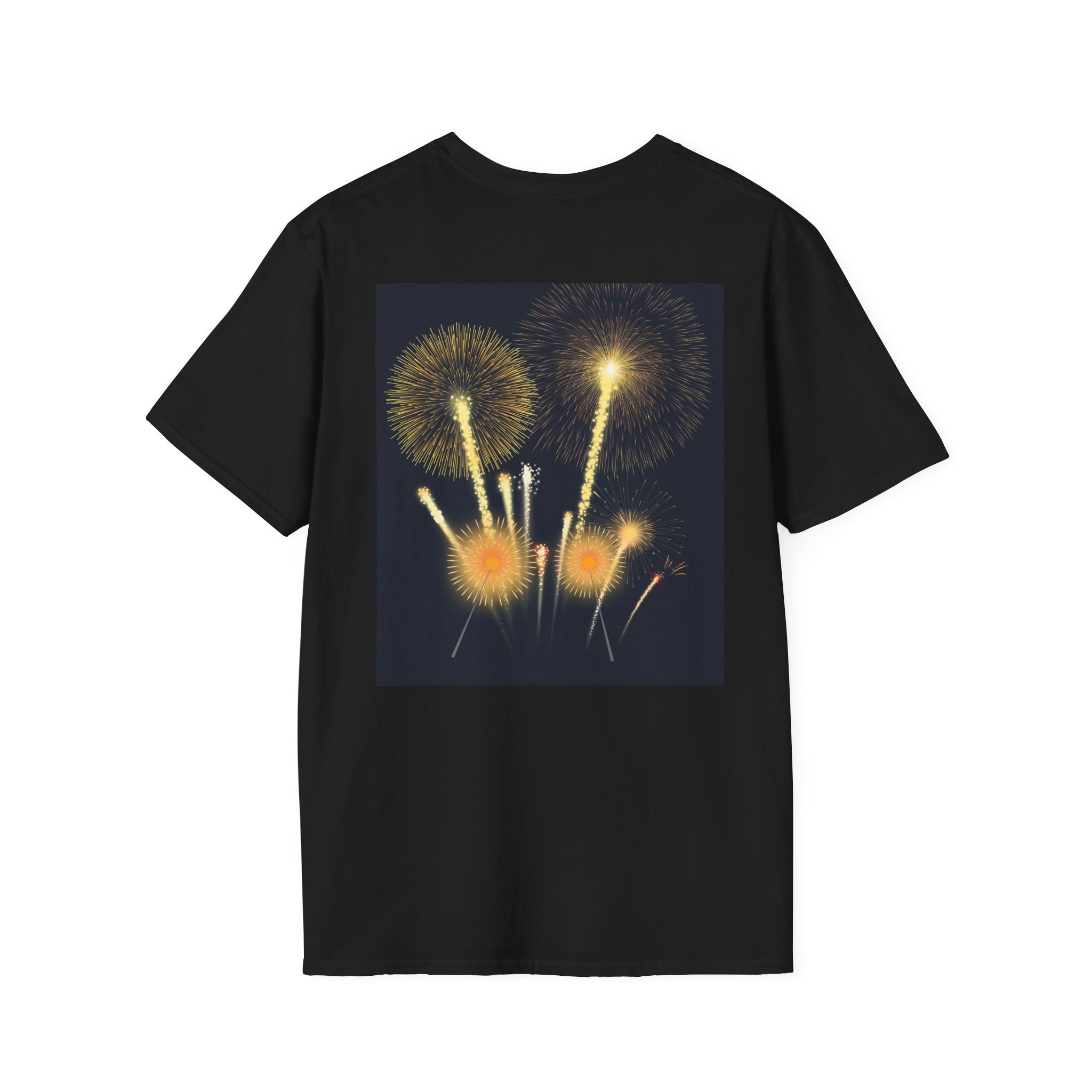 4th of July Fireworks T-Shirt — "Happy 4th of July" Patriotic Tee