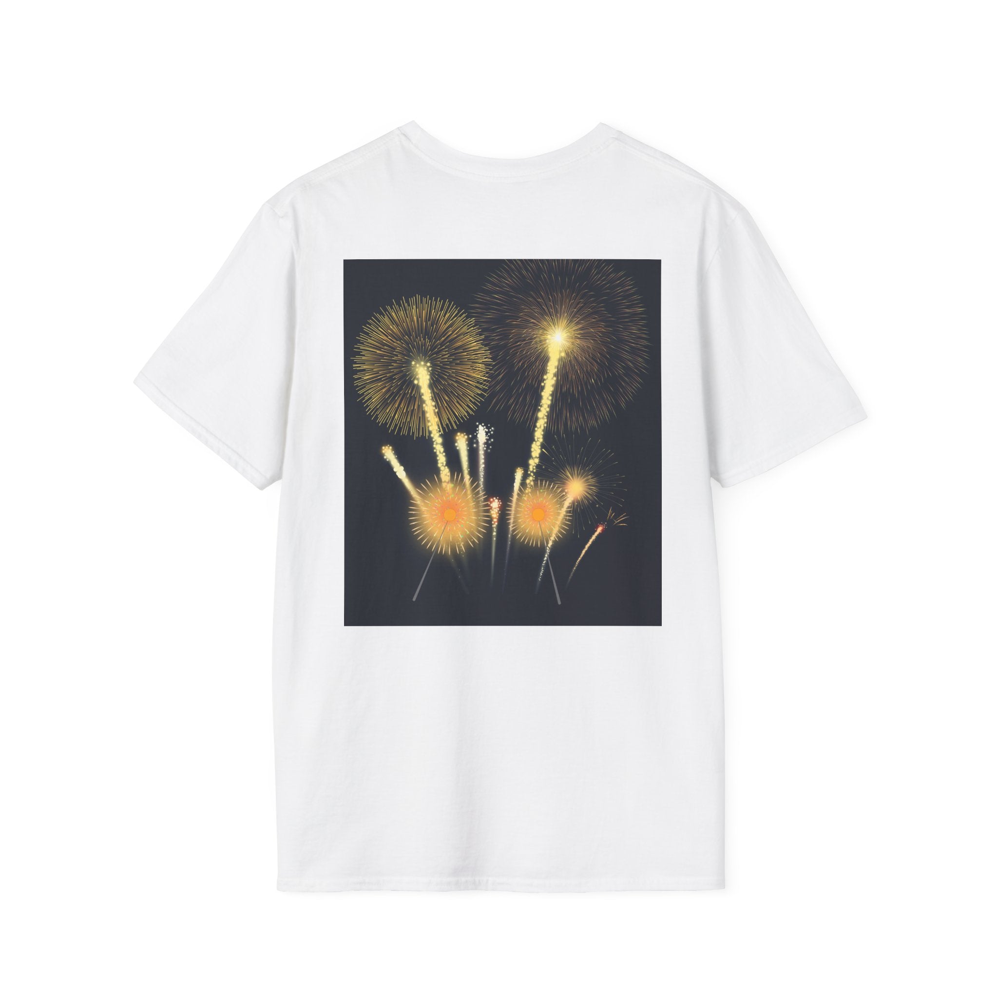 4th of July Fireworks T-Shirt — "Happy 4th of July" Patriotic Tee