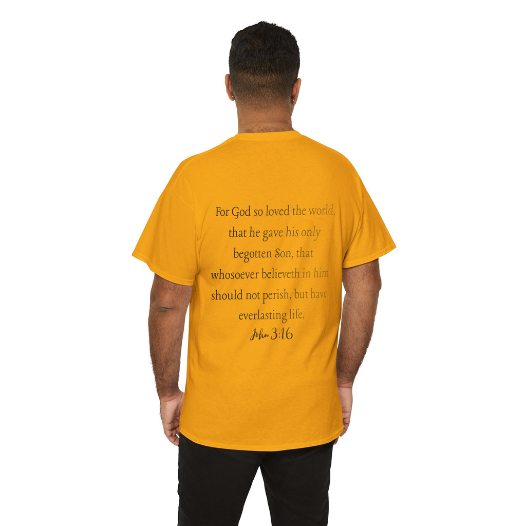 Spread the Gospel T‑Shirt — John 3:16 Scripture Tee