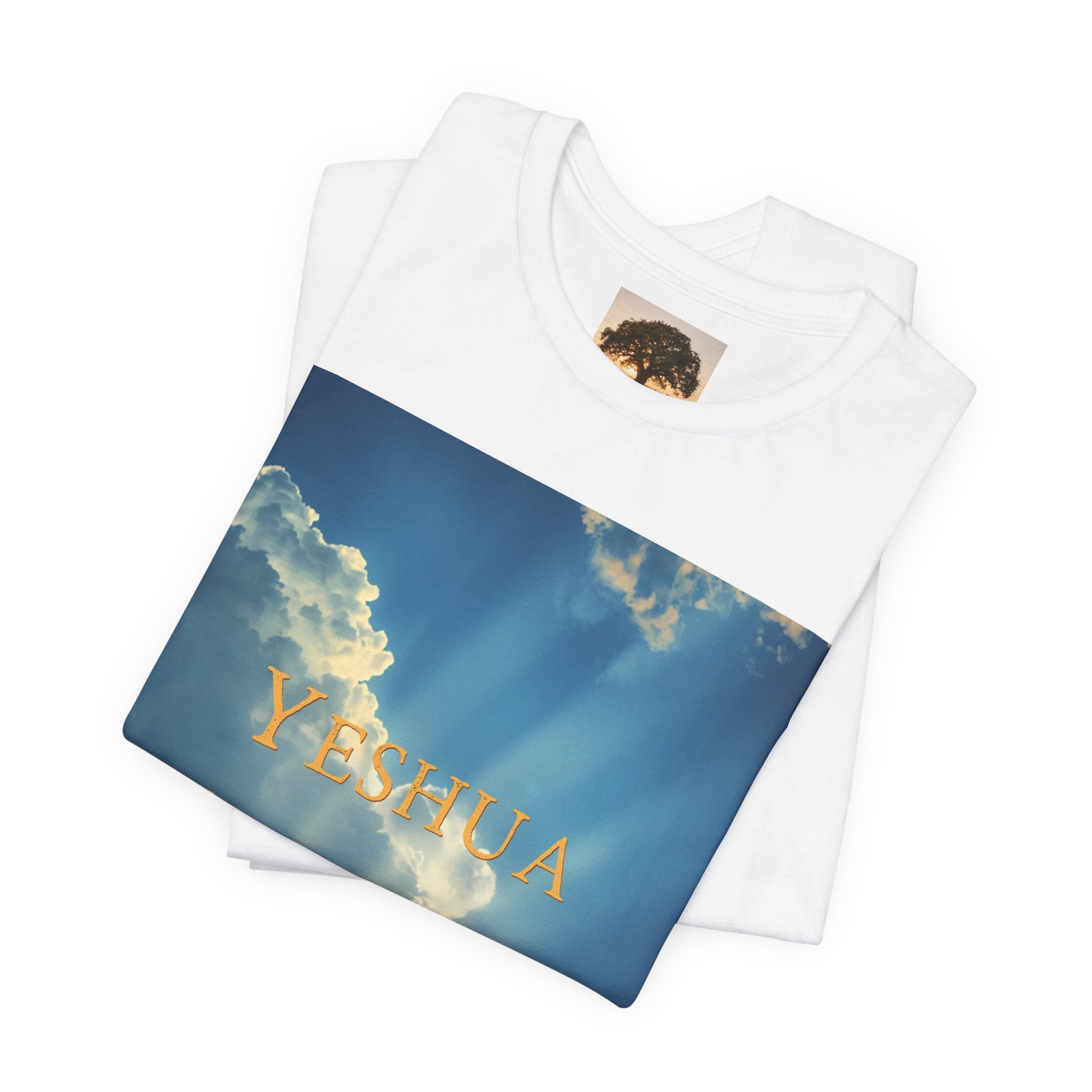 Christian Tee — 'John 3:16' Sunset Cloud Scripture T-Shirt